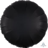 18" Round Foil Balloon Onyx Shimmering Matte
