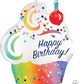 Jumbo Cupcake Happy Birthday Balloon