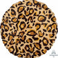 18" Round Leopard Print Foil Balloon