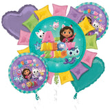 Gabby's Doll House Birthday Balloon Bouquet