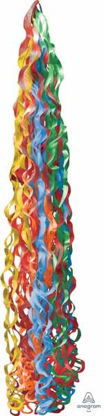 Rainbow Paper Tissue Swirls Twirls Tassel