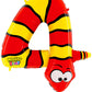 Number 4 Gecko Supershape Number Birthday Balloon