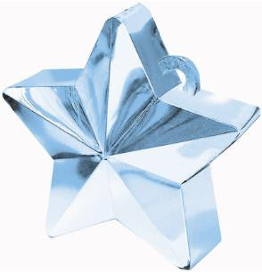 Light Blue Star Weight for Balloons