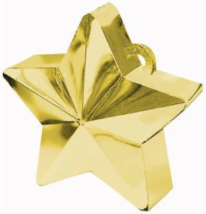 Gold Star Weight for Balloons
