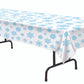 snowflakes plastic tablecover