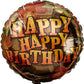 Camo Hillbillies Happy Birthday Mylar Balloon