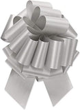 20 Loops Pull Ribbon Bow In Silver
