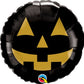Pumpkin Face Foil Balloon 18"