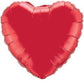 18" Heart Shaped Ruby Red Foil Balloon