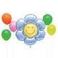 Groovy Birthday Giant Daisy Foil and Latex Balloon Bouquet 6pc