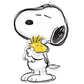 Snoopy &amp; Woodstock Shaped Foil Balloon