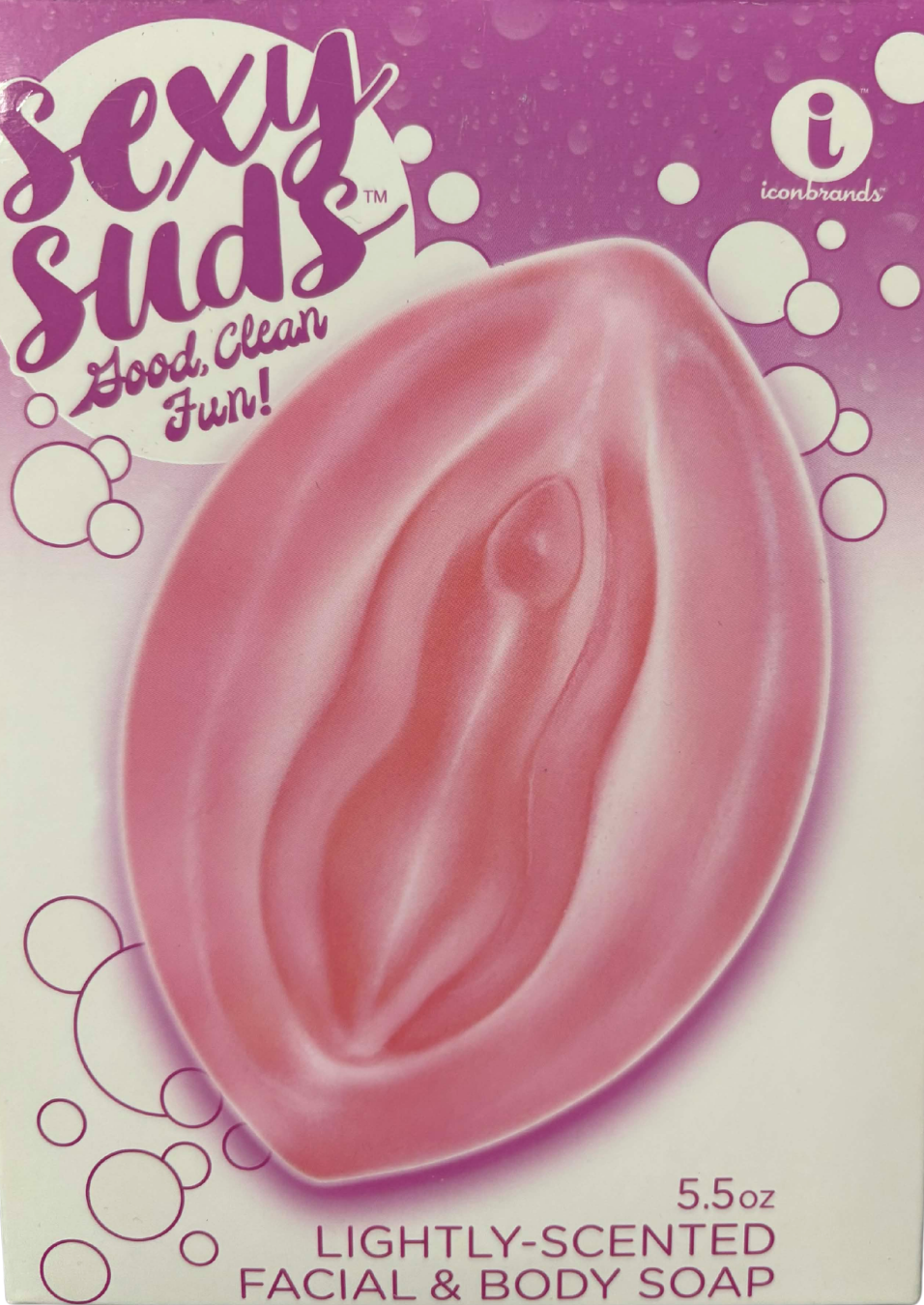 Sexy Suds Vulva Shaped Body Soap 5.5 oz