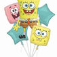 SpongeBob Squarepants Foil Balloon Bouquet