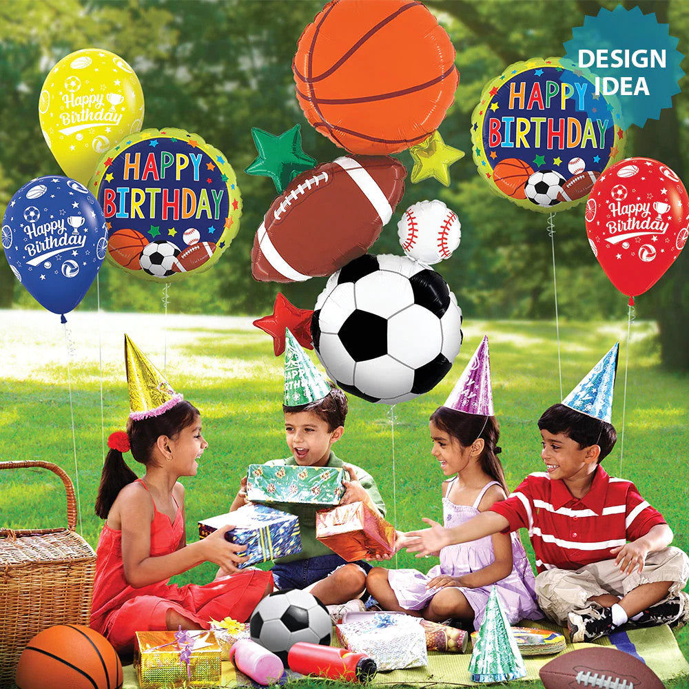 Helium Tall Sports Multi Stacker Balloon