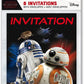 Star Wars Episode VIII Party Invitations 8-Pack