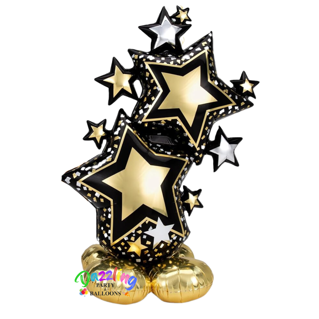 Airloonz style air filled star celebration balloon