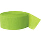 Lime Green Crepe Paper Streamer 81 Feet