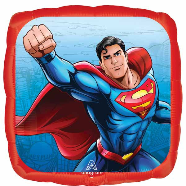 Official DC Comics Superman Square Foil Balloon