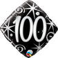 100 Elegant Sparkles & Swirls Foil Balloon
