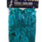 6 feet Peacock Blue Tassels for Balloons