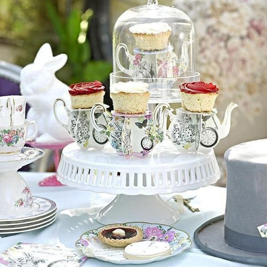 Alice In Wonderland Mini Cake stands