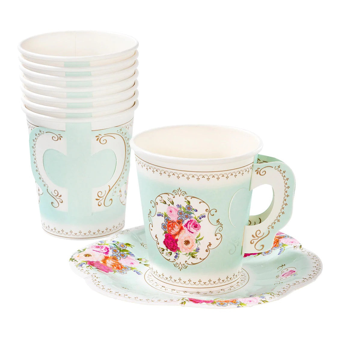 Tea party tableware