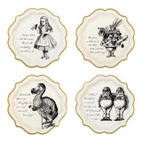 truly alice medium paper plates assorted