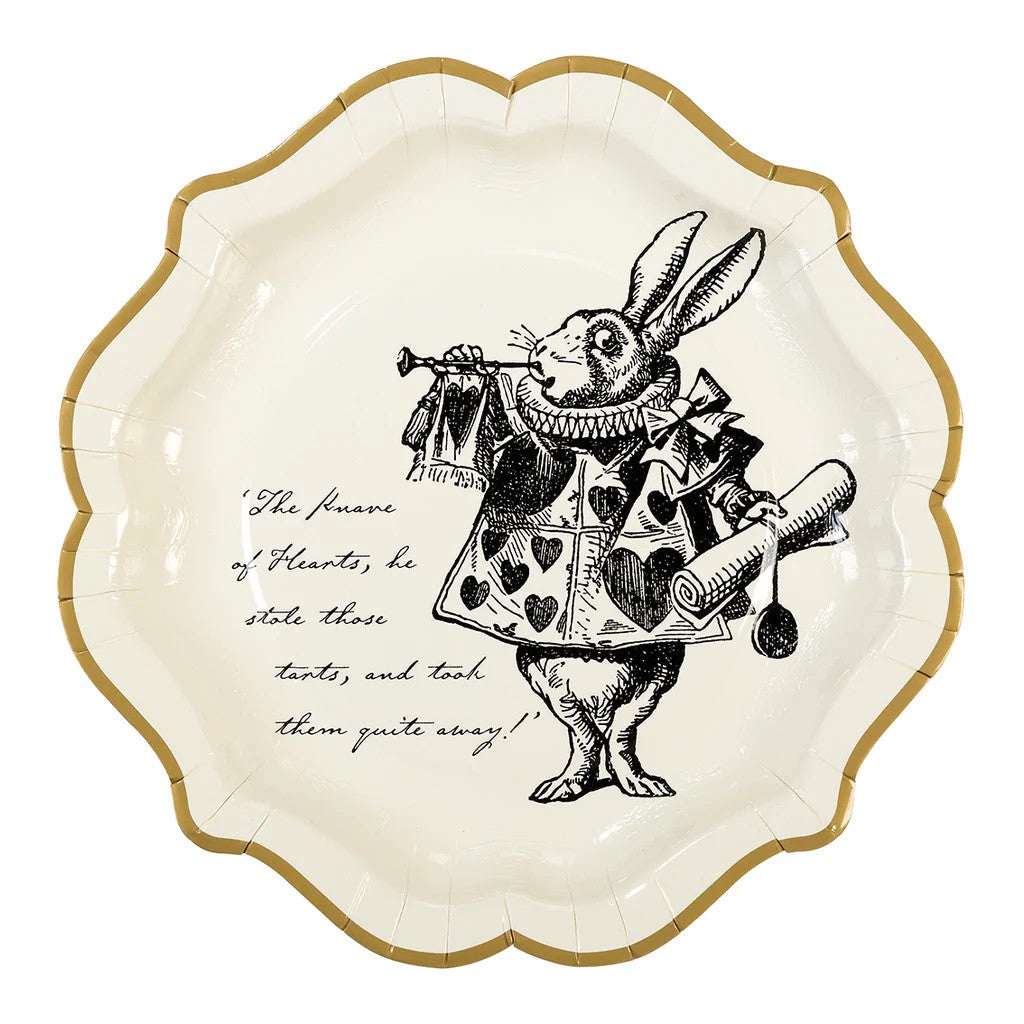 truly alice medium paper plates assorted