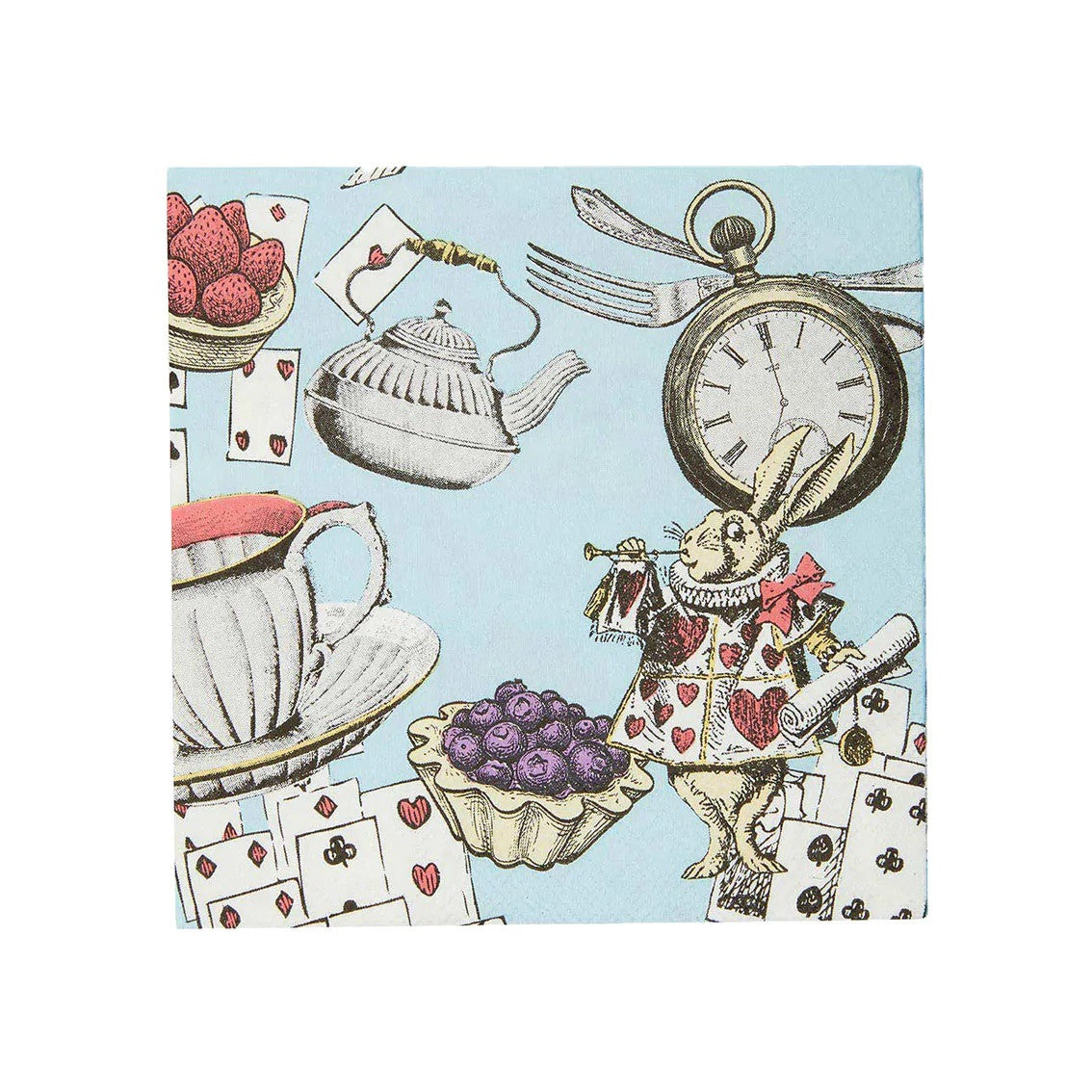 Time For Tea Alice Dessert Napkins