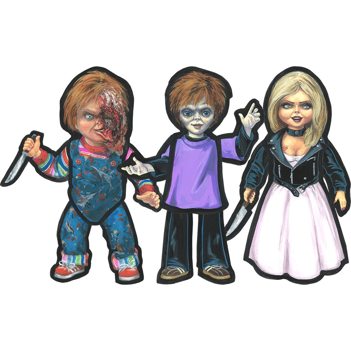 Chucky Wall Decor Figure Set