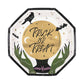 trick or treat celestial witch hands paper plates