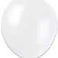 White 5" Latex Balloons Helium Quality 100 pack