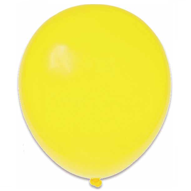 Bright Yellow Latex Balloons 12" - 10 Pack