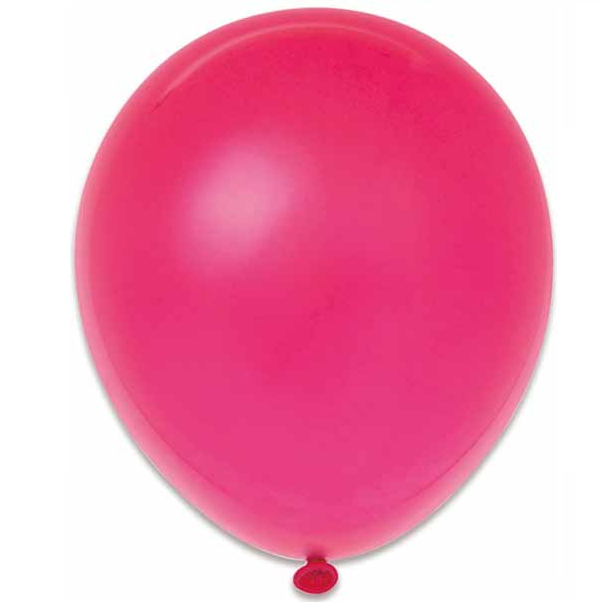 Fuchsia Hot Pink Latex Balloons 12" - 10 Pack