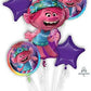 Trolls 2 World Tour Poppy Foil Balloon Bouquet