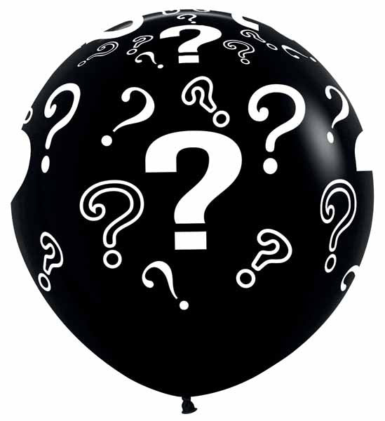 Jumbo 3 foot Gender Reveal Latex Balloon