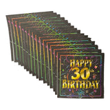 Happy 30th Birthday Beverage Napkins