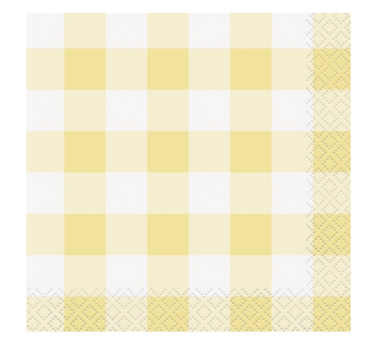 Spring Picnic Beverage Napkins 16 Pieces