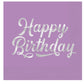 Happy Birthday Bold Pattern Paper Napkins