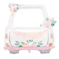 Pink Blooms Car Shaped "Just Married" Giant Foil Balloon 37" Packaged