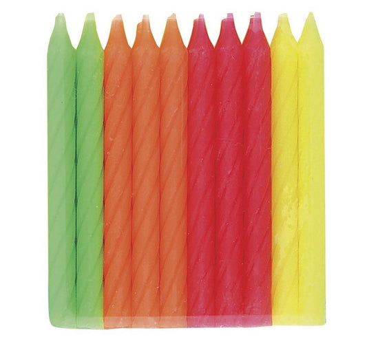 Neon Retro Candles