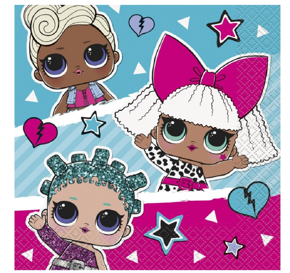LOL Surprise Dolls Large Napkins