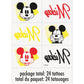 Mickey Mouse Party Favors Tattoos