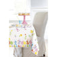 Colorful Easter Gingham Plastic Tablecover 54" x 84"