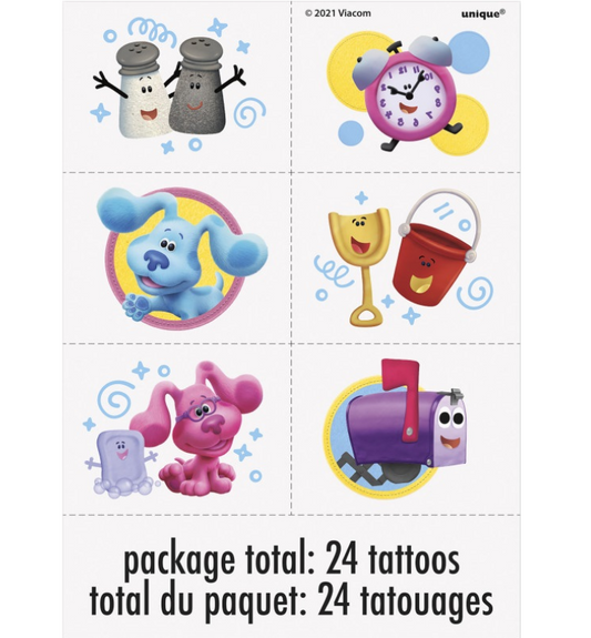 Blue's Clues & You! Tattoos Party Favors
