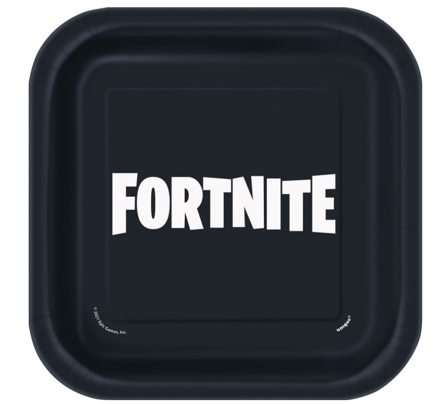 Fortnite Dessert Plates