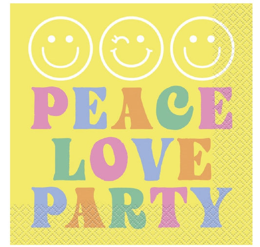 Groovy Birthday Luncheon Napkins 16ct