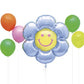Groovy Birthday Giant Daisy Foil and Latex Balloon Bouquet 6pc