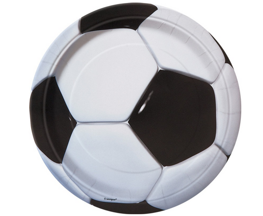 Soccer Theme Party Dessert Plates