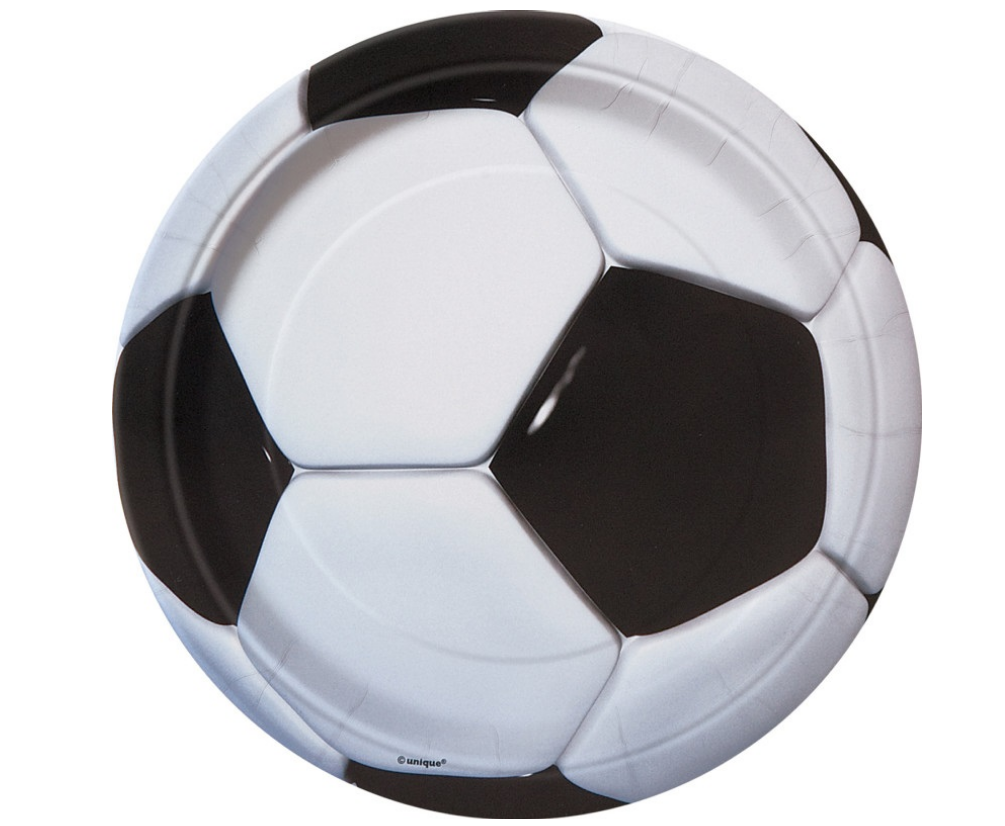 Soccer Theme Party Dinner Plates